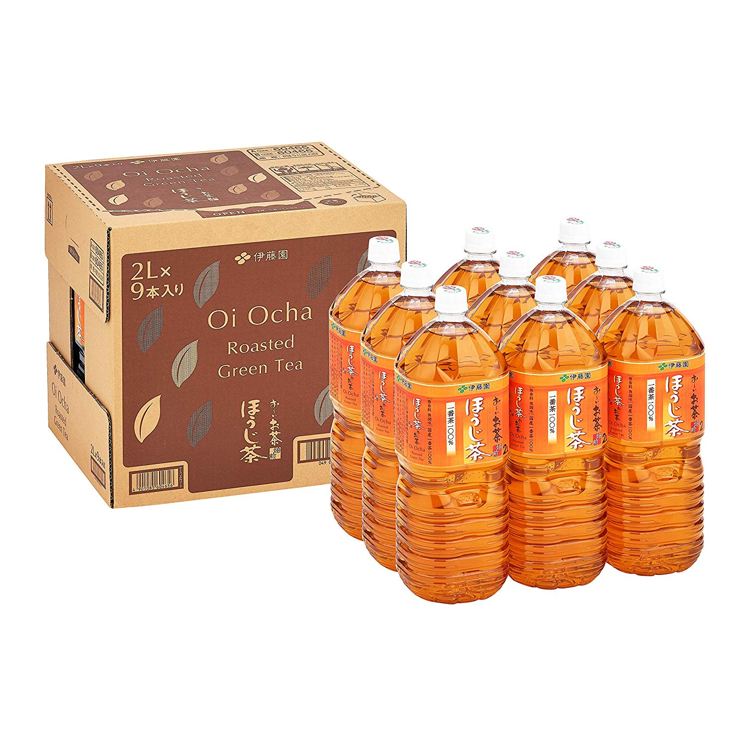 伊藤園 RROボックス おーいお茶 ほうじ茶 2L×9本